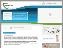 Tablet Screenshot of conforma.com